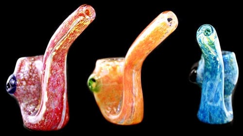 3ct 5" Color Art Frit Sherlock Hand Pipe - Image 3