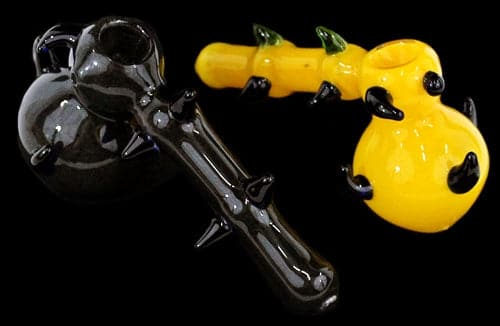2ct 7" Color Tube Horns Bubbler Assortment
