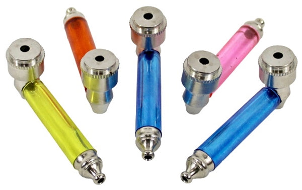 10ct 3" Color Tube Metal Pipe Assortment