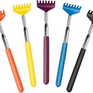 5ct Colorful Extendable Back Scratcher