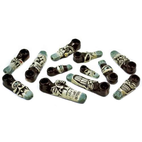 12ct 2"-4" Ceramic Hand Pipe Assortment Combo 3