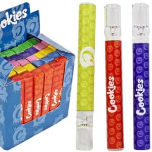 Cookies 1 Hitter Glass Chillum Assortment 40pk