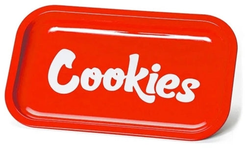 10ct Medium Cookies Metal Tray Red Blue Mix Assortment