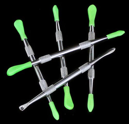 20ct 4" Dab Tool - Silver with Tips