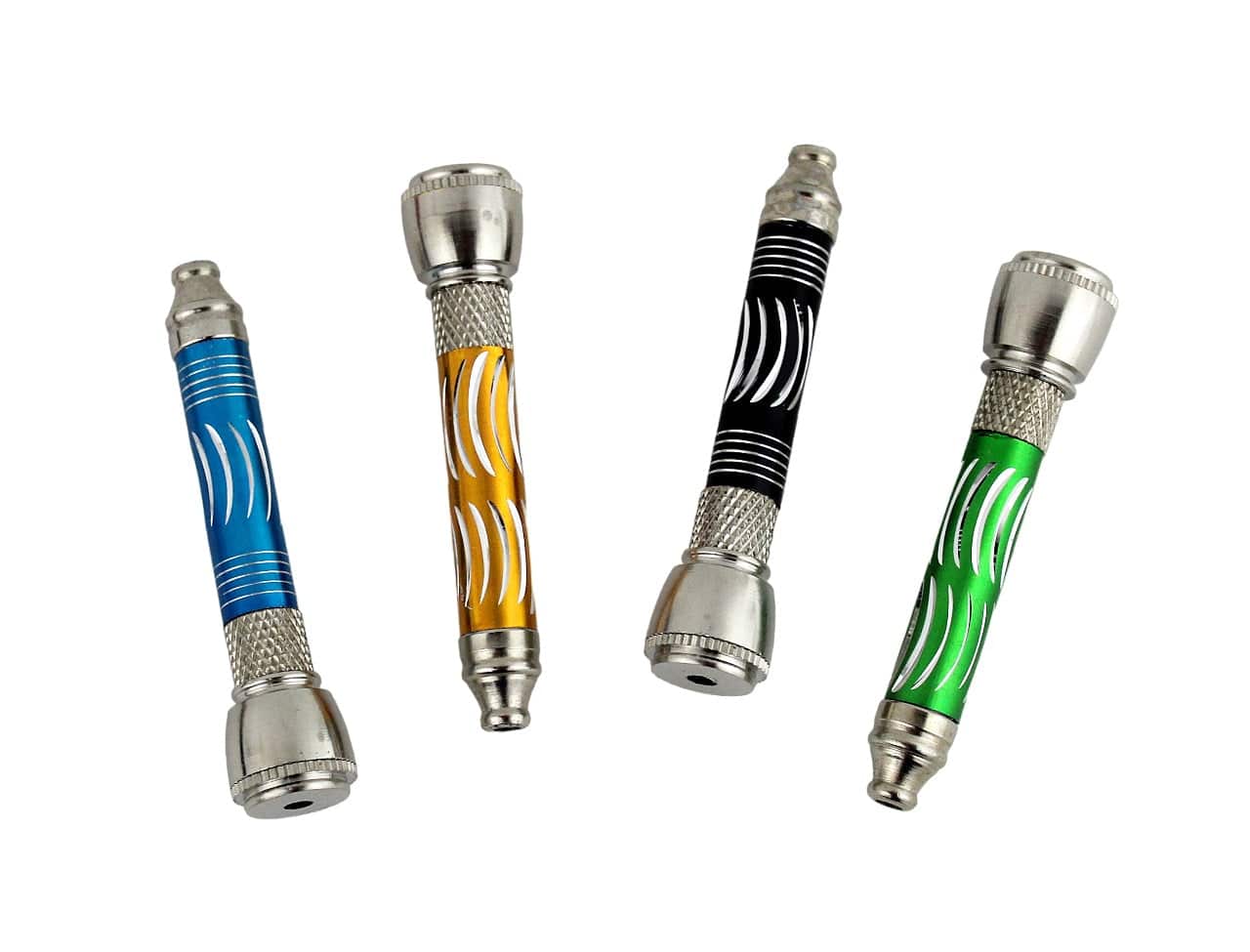 10ct 3" Diamond Cut Metal Pipe Chillum