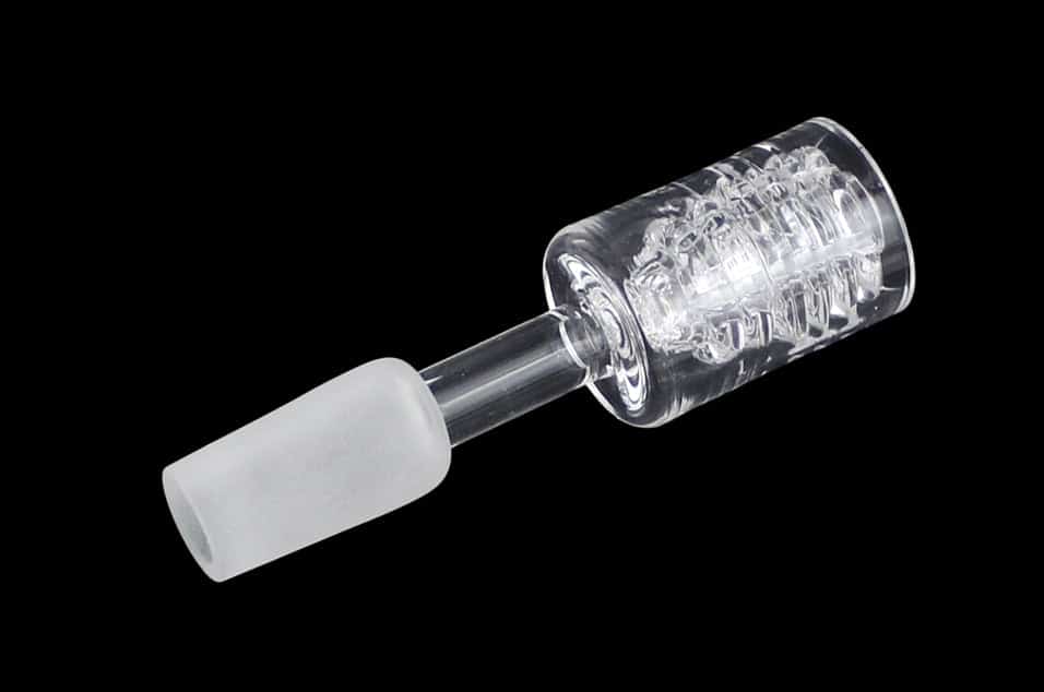 6-Stack Diamond Knot Quartz Banger - 14m