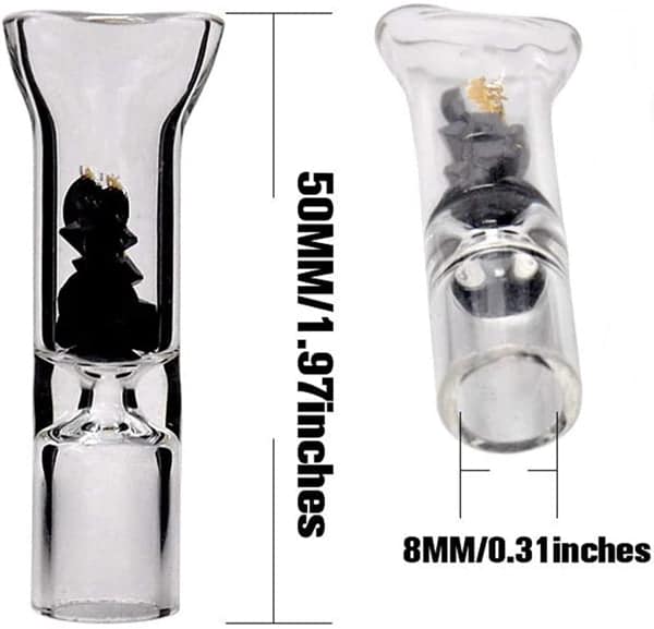 Diamond Glass Filter Tips with Inside Gems 48pk - Image 4