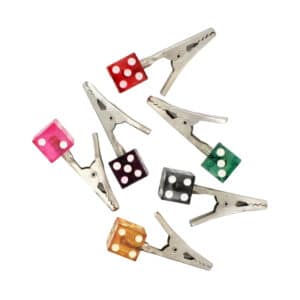 10ct Dicey Memo Clips Assortment