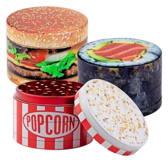 Dine-In 63mm 4pc Grinders 12pk