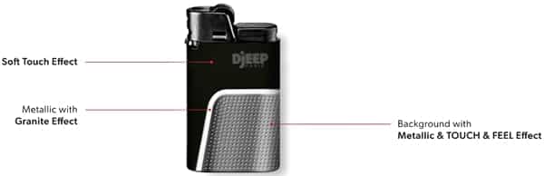 Djeep Lighters 24pk - Soft Touch