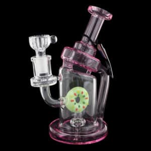 7" Donut Perk Curve Recycler Water Pipe