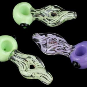 4ct 4" Donut Vortex Twist Hand Pipe