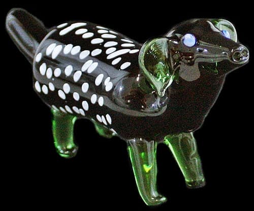 5" Dot Dog Animal Pipe