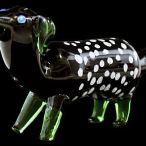 5" Dot Dog Animal Pipe