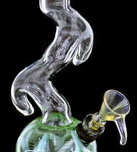 8" Double Horn Zong Raked US Made Water Pipe