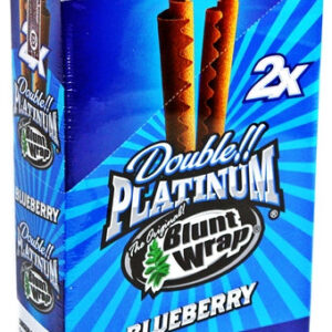 Double Platinum Original Blunt Wraps - Blueberry