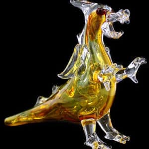 6" Animal Glass Pipe - Fat Dragon