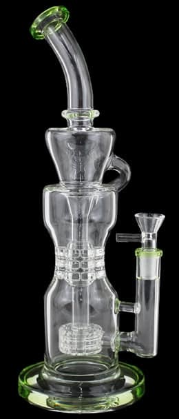 13" Incycler Brick Perk Curve Water Pipe