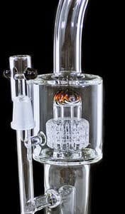 12" Dual Birdcage Reversal Perk 14mm Oil Rig Water Pipe