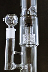 13.5" Color Rim Dual Tire Perk Stemless Water Pipe