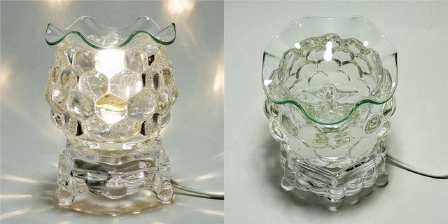 Electric Glass Oil Warmer Clear E-302CL