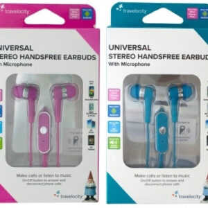 Travelocity Universal Stereo Handsfree Earbuds