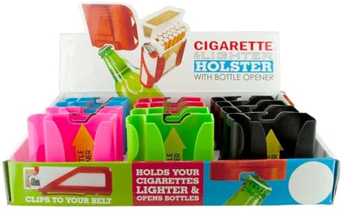 Cigarette and Lighter Holster with Bottle Opener 12pk - Image 3