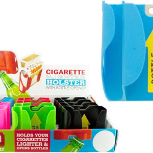 Cigarette and Lighter Holster with Bottle Opener 12pk