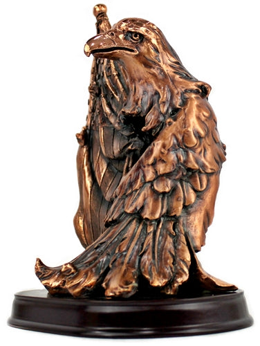 Eagle and USA Flag Statue