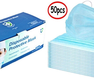 Disposable Protective Earloop Face Mask 50pk