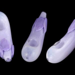 3ct 4" Eggplant Hand Pipe