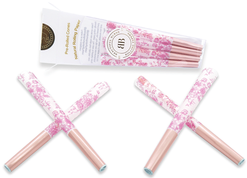 Beautiful Burns 8pk Pre-Rolled 98mm Designer Cones - La Vie En Rose