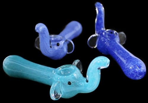 3ct 5" Elephant Spoon Sherlock Hand Pipe
