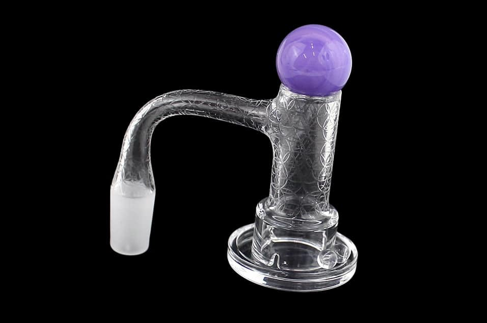 Fully Weld Etched Slurper w/ Marble and Pearls Set