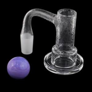 Fully Weld Etched Slurper w/ Marble and Pearls Set