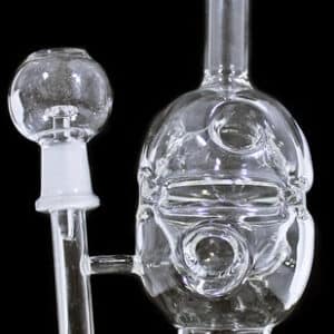 8" Fab Egg Inline 14mm Oil Rig