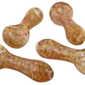 10ct 3" Flaming Frit Spoon Hand Pipe Assortment