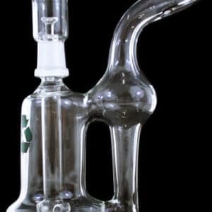 8" Flatmouth Showerhead Recycler 14mm Oil Rig Bubbler