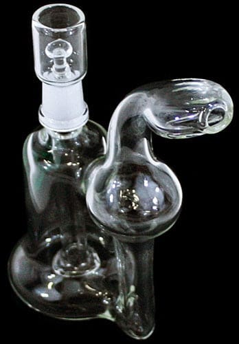 8" Flatmouth Showerhead Recycler 14mm Oil Rig Bubbler