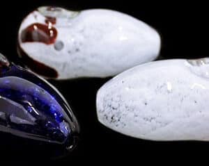 2ct 3" Flower Head Frit Potato Hand Pipe