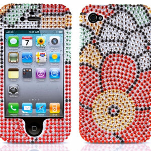 Flower Power Diamond Case for iPhone 4-4s