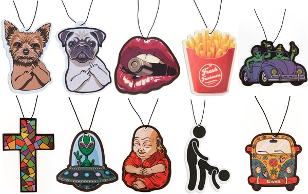 Fresh Fresheners Designer Hanging Air Fresheners 20pk MIX B