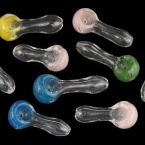 10ct 2.5" Mini Frit Head Hand Pipe Assortment