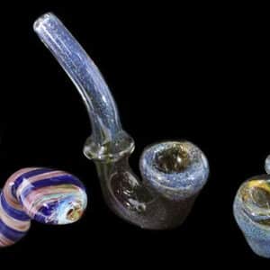 4ct 5" Frit Art Sherlock Hand Pipe Assortment