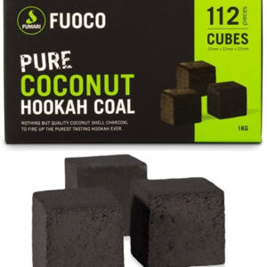 Fumari Fuoco Coconut Hookah Charcoal - 1kg 112 Pieces