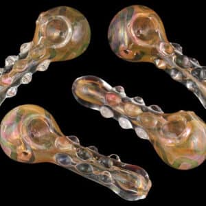 4ct 4" Fuming Marble Spine Spoon Hand Pipe