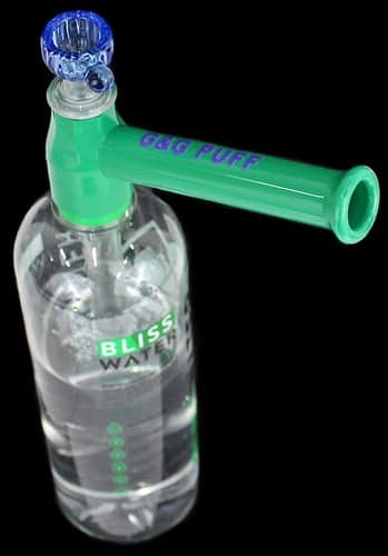 GG Puff Glass On Glass Portable Travel Water Pipe Bottle Converter