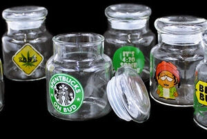 5ct Galaxy Air Tight Glass Jars - Mini Assortment