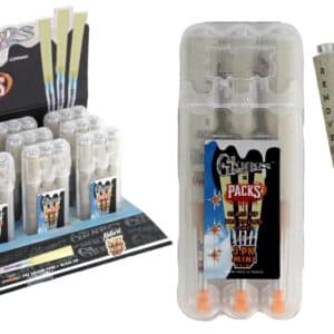 Glones Pre Rolled Cones with Glass Tips - 3pk 1 1/4