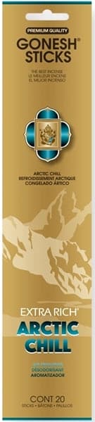 12ct Gonesh Extra Rich Stick Incense Arctic Chill